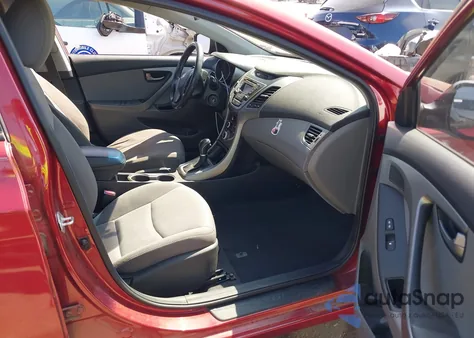 2016 Hyundai Elantra Se из США, поврежденный, VIN 5NPDH4AE2GH765770